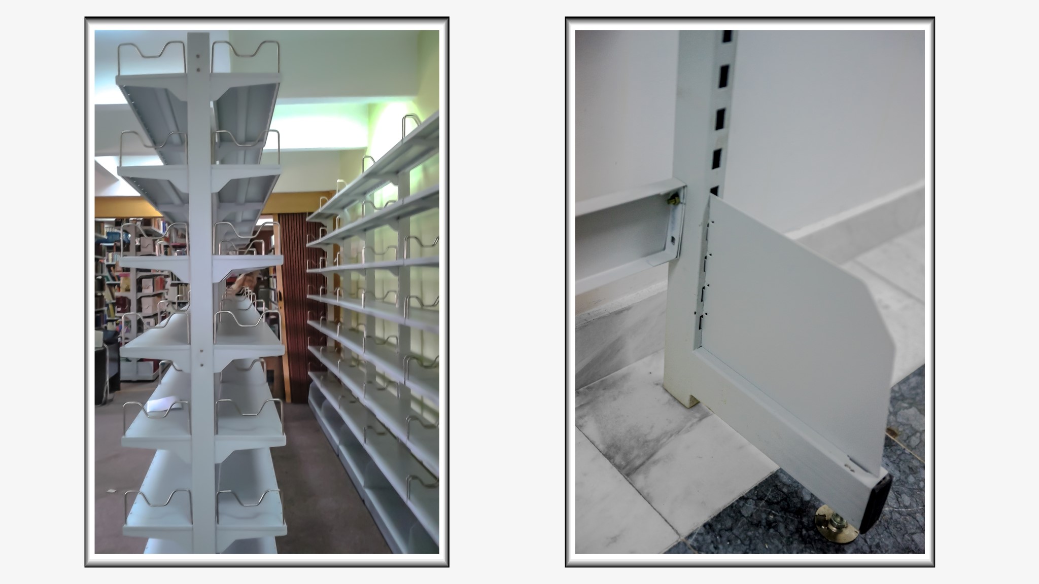 Knjižna polica u krupnom planu