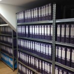 Arhiva opremljena arhivskim metalnim policama Super 123