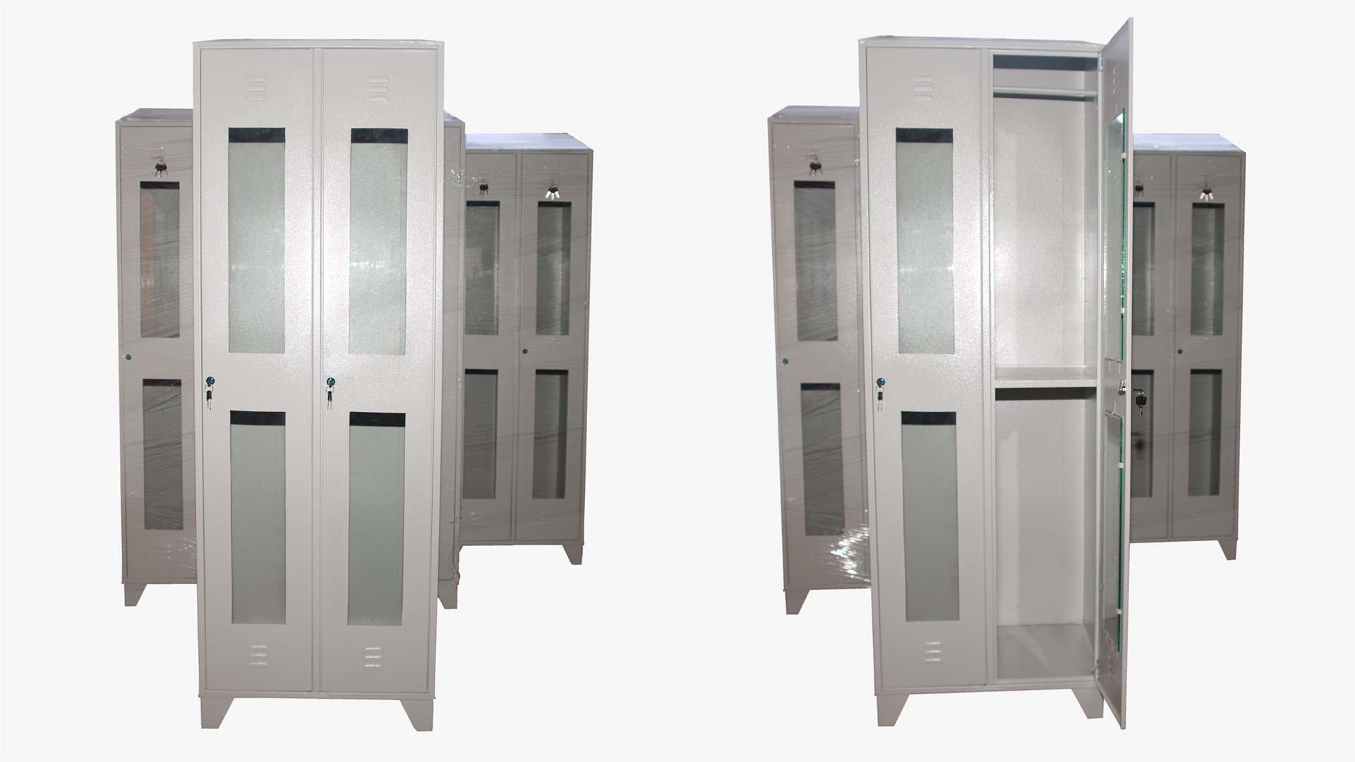 Garderobni ormani po HACCP standardu sa staklenim vratima