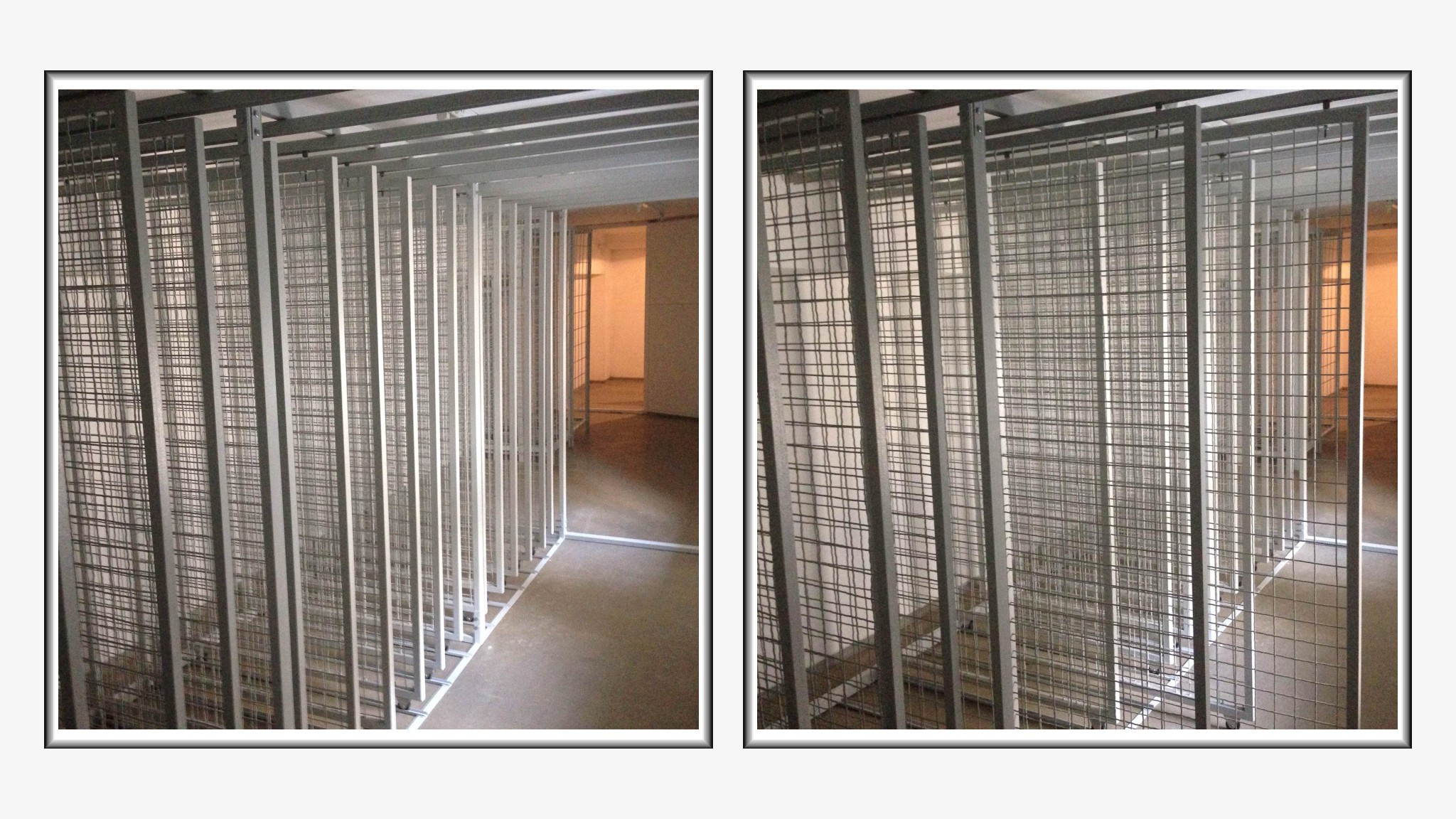 Oprema za muzeje - ramovi za čuvanje slika