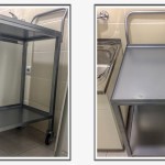 Metalna kolica za instrumente u veterini