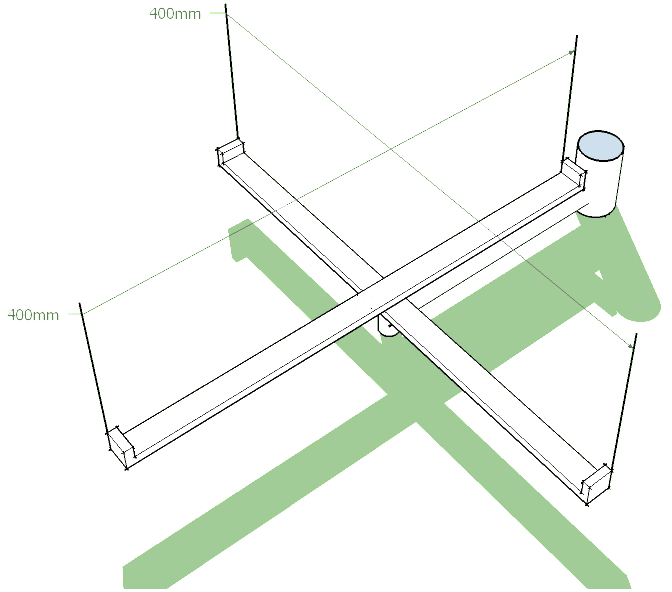 Nosač eksponata stubni